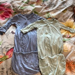 Set of two Kyte  Baby bundler gowns